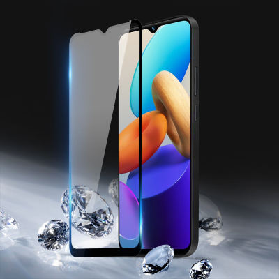 Stakll mbrojtës Dux Ducis 9D Tempered Glass për Vivo Y35, Vivo Y22 edhe Vivo Y22s, 9H, me kornizë të zezë
