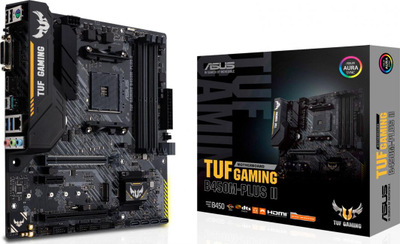 Pllakë amë ASUS TUF GAMING B450M-PLUS II - AMD B450