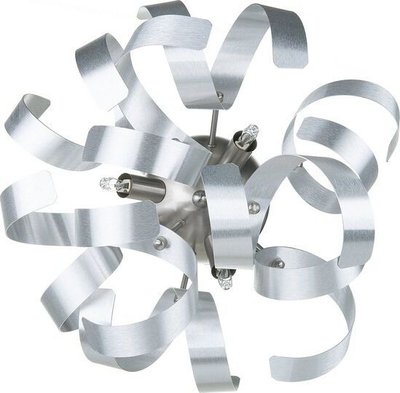 Lampë muri Beliani Icana, metal, argjend