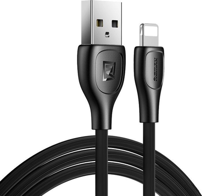 Kabllo për iPhone Remax Lesu Pro RC 160i, USB Lightning, 1m, e zezë