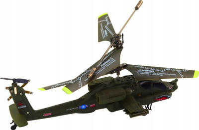 Helikopter me pult Syma Apache S109H, RC, ushtarak, ngjyrë khaki