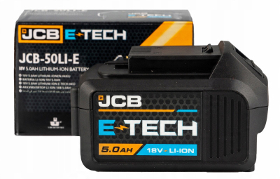 Bateri Lithium-ion JCB 18V 5Ah, 92.5Wh