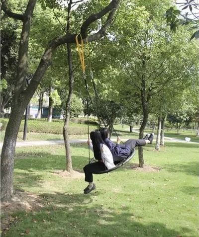 Luhatëse “fole lejleku” HappyBee HB23513, 100cm, 150kg, shumëngjyrëshe