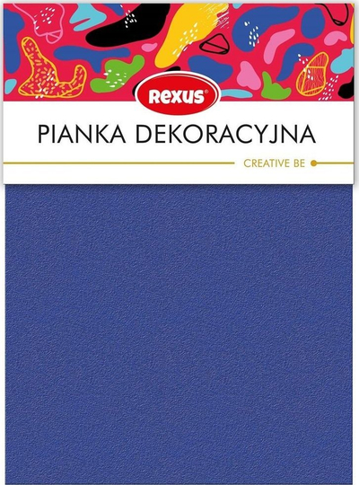Fletë shkumë dekorative Rexus Beniamin, format A4, set 5 ngjyra, shumëngjyrëshe
