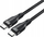 Kabllo USB-C në USB-C Acefast C8-03, 60W 3A, 1.2m, e zezë