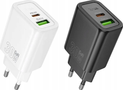 Karikues muri Hoco N63, USB-C PD QC3.0, 30W 3A, i zi