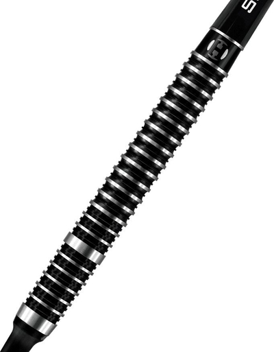 Shigjeta dart Harrows Siege Softip, 90% tungsten, blu me të zezë