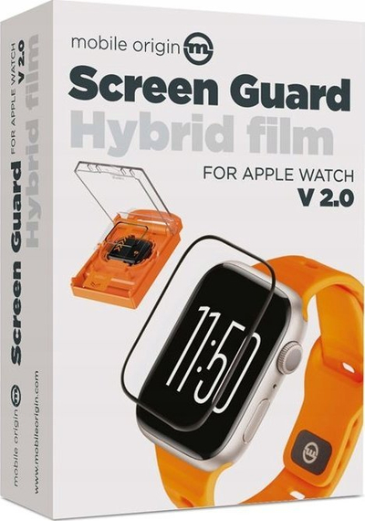 Mbrojtëse ekrani Mobile Origin Hybrid Film për Apple Watch 44mm Series 4 5 6 SE, transparente