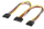 Kabllo energjie SATA PremiumCord, splitter 1 me 2, 15 pin, shumëngjyrëshe