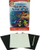 Set kreativ Amazcolor Rainbow Scratch Art, 30 fletë, me laps druri, shumëngjyrësh