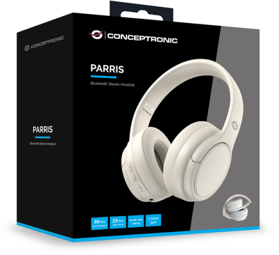 Kufje Bluetooth Conceptronic PARRIS03C, stereo, të zeza