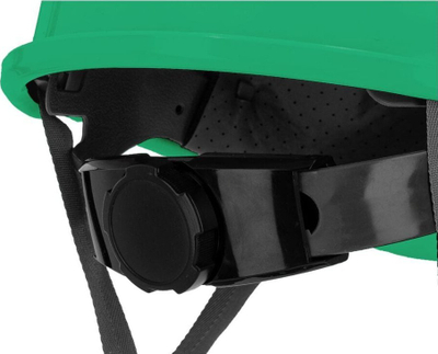 Helmetë mbrojtëse Lahti Pro L1041004, ABS, me vrima ajrimi, jeshile
