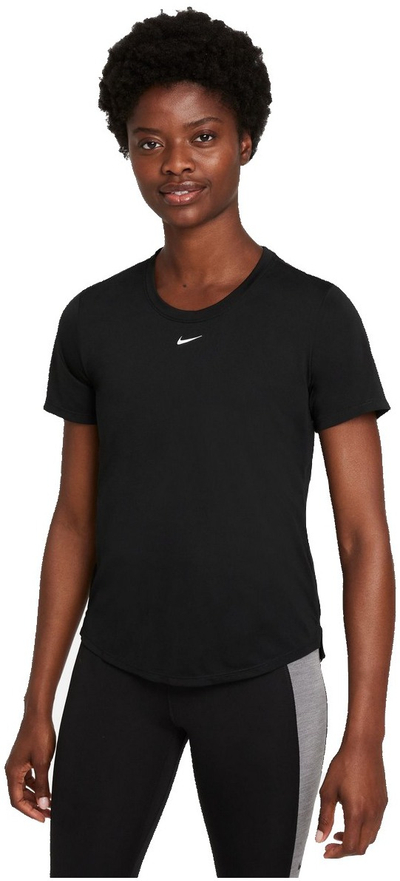 Bluzë sportive Nike Dri Fit One Standard Fit për femra, poliestër, e zezë