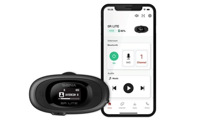 Interkom për motor Sena 5R Lite, Bluetooth 5.1, 700 m, i zi