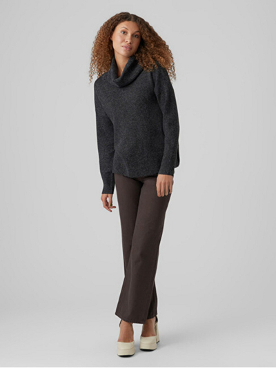Bluzë Vero Moda VMDOFFY Regular Fit, e hirtë