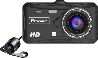 Kamera për veturë Tracer 4TS CRUX, FHD, ekran 4", e zezë