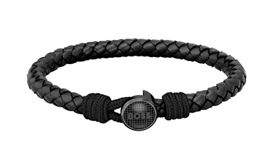 Byzylyk lëkure Hugo Boss Classic Fashionable 1580468M, i zi
