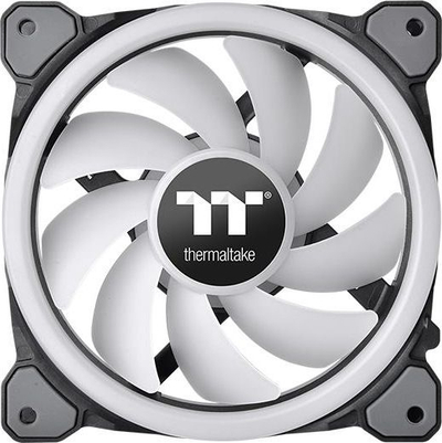 Ventilatorë PC Thermaltake Riing Trio 14 RGB Plus, set me 3 copë 140mm, me hub, të zinj