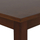 Tryezë ngrënieje Tobias HM0189, 120x75x74 cm, dru fagi, ngjyrë walnut