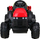 Traktor elektrik Ramiz Titanium Z, 12V, me rimorkio, i kuq