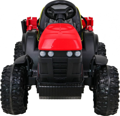 Traktor elektrik Ramiz Titanium Z, 12V, me rimorkio, i kuq