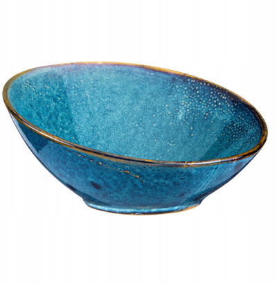 Enë bufeti Verlo Buffet Bowl Slanted, 25 cm, porcelan, blu e errët