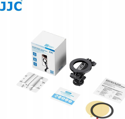 Mbajtëse hot shoe JJC MS CS1, për telefon magnetik dhe kamera aksioni, e zezë