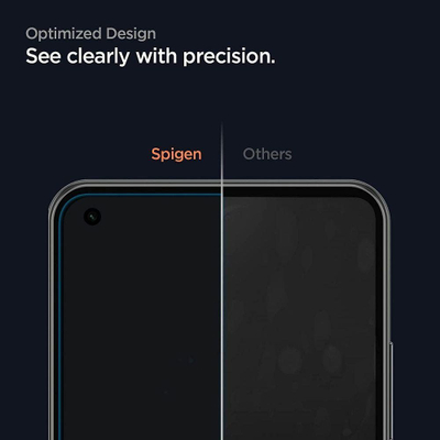 Xham mbrojtës Spigen Glas TR Slim për Xiaomi Mi 11 Lite, 11 Lite 5G NE, xham i fortë i temperuar 9H, set me 2 copa