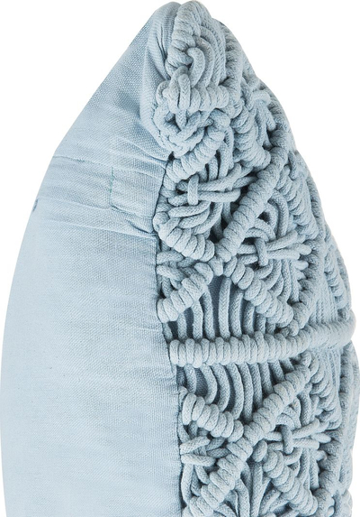 Set jastëkësh dekorativë Beliani GOREME, 45x45 cm, boucle, blu