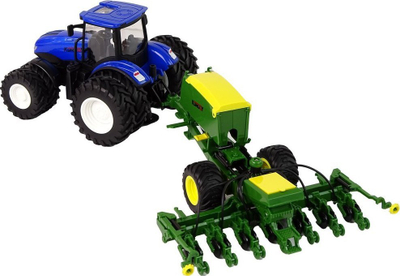 Lodër traktor me telekomandë Leantoys, R/C, 1:24, jeshile