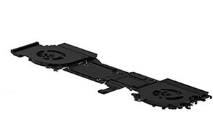 Pjesë këmbimi laptopi HP M74252-001, heatsink alumini, origjinal, ngjyrë metalike