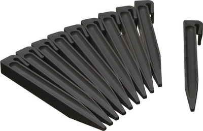Kunja ankorimi për bordurë Nature Garden Anchor Pegs, 19.5 cm, set 10 copë, ngjyrë e zezë