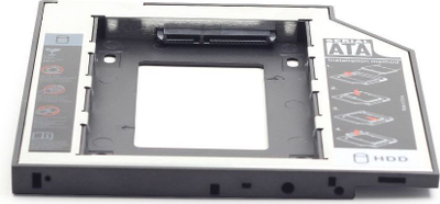 Pjesë montuese për disqe Gembird 5.25" - 2.5" SLIM 12.7mm (MF-95-02)
