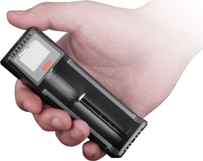 USB полнач Fenix ARE-X1 V2, за батерии 10440 14500 16340 18650 21700 26650, црн
