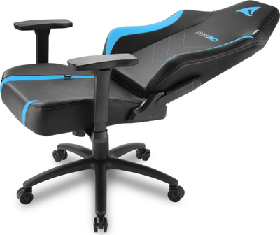 Karrige gaming Sharkoon Skiller SGS20, gas lift klasa 4, mban deri 120 kg, e zezë me blu