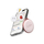 GPS tracker SBS Track My Circle, i papërshkueshëm nga uji, punon me Apple Find My, rozë metalike