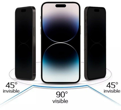 Xham mbrojtës iLike Samsung Galaxy S23, tempered glass, privacy, i zi