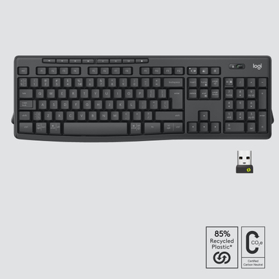Kombinim tastiere dhe mausi Logitech MK370, wireless, Bluetooth, grafit