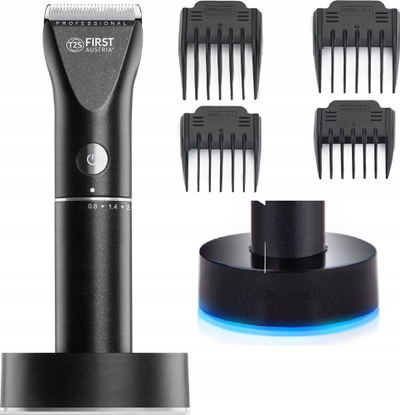 Makineri profesionale qethëse Professional Hair Clipper, teh qeramik dhe titanium, pa kabllo, e zezë