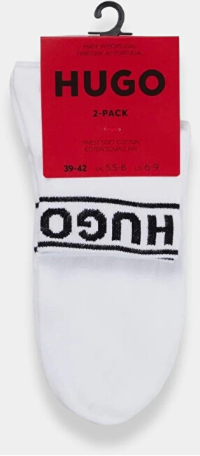 Set çorapesh për femra HUGO BOSS mHB1386, 2 palë, të bardha