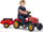 Traktor lodër Falk Supercharger 2030AB, me pedale, me rimorkio, i kuq