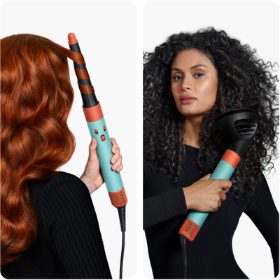 Стилизатор за коса Dyson Airwrap ID Multistyler Curly, 1300W, Bluetooth, сино портокалова