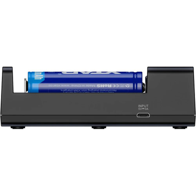 Karikues baterish Li-Ion Xtar MC6C, 6 slote, LCD, i zi