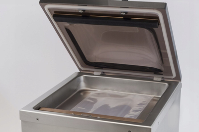 Aparat vakumi Caso VacuChef 77, mbyllje deri në 29 cm, vulë dyshe, gri