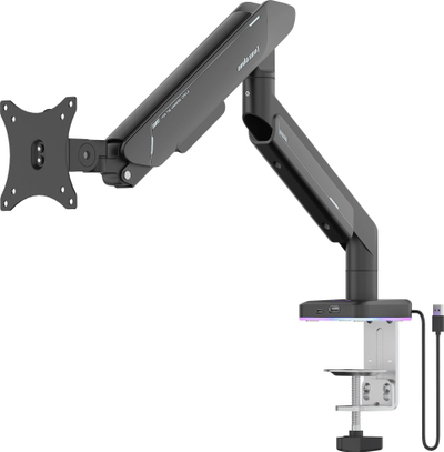 Mbajtëse monitori Anda Seat Stealth II Pro RGB, 17-42\", deri 15kg, e zezë