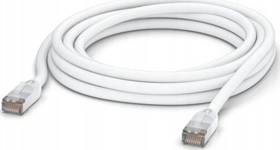 Kabllo rrjeti Ubiquiti UACC-CABLE-PATCH-OUTDOOR-5M-W, Cat5e, 5m, e bardhë