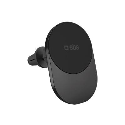 Mbajtëse makine SBS Qi2 TESUPPVENTWIRQI215W, karikim wireless 15 W, magnetike, e zezë