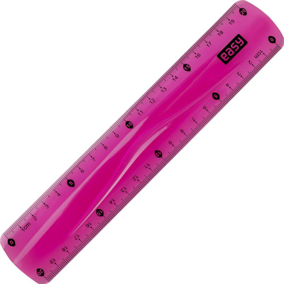 Set gjeometrik Flexible Easy, 20 cm, 3 elemente, rozë