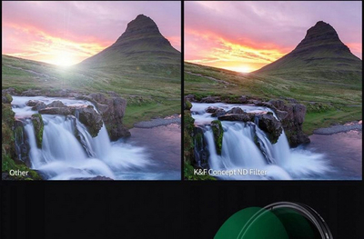 Filter fotografik K&amp;F Concept NANO X KF01.1329, ND8 ND128, variabel, 77mm, gri
