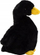Lodër pelushi rosë Black Plush Goose Mascot, 30cm, e zezë
